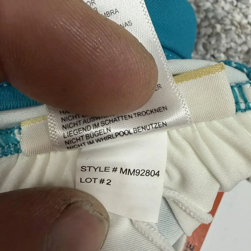 Michael Kors Bikini Swimsuit Set XS Minimalist Clean Girl Y2K Revival Resortcore